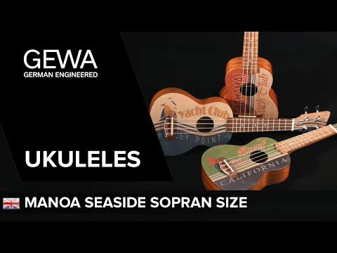 GEWA Soprano Ukulele Manoa Seaside - K-SO-SC