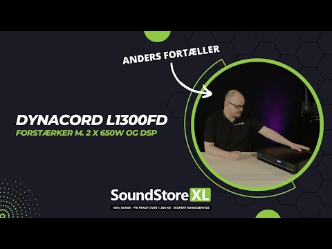 Dynacord L1300FD Amplifier With 2x650W And DSP