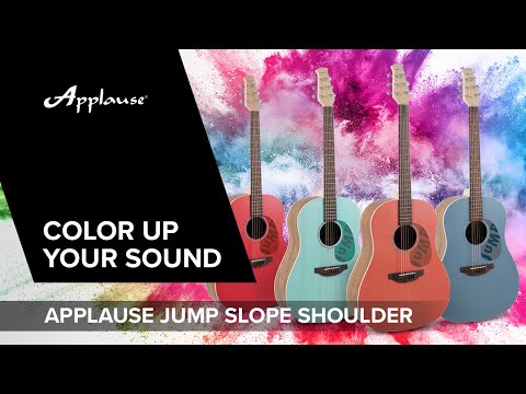 Applause acoustic Guitars Jump Slope Shoulder Dreadnought - Peach (AAS-69-O)
