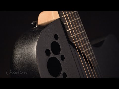 Ovation E-Acoustic Guitars Elite TX Deep Contour Cutaway - Black Textured (2078TX-5-G)