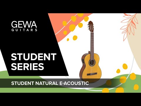 GEWA Student classical guitar Natural - 1/4 size natural