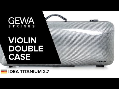GEWA Violins double case Idea 2.7 - Titanium