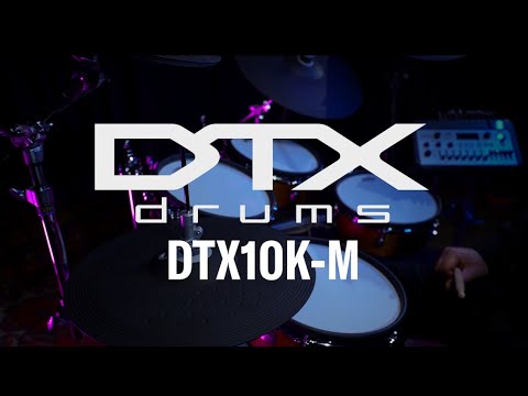 Yamaha DTX10K-M Electric drum kit - black front