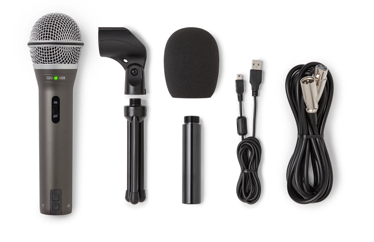 Samson Q2U USB/XLR Microphone (Gray)