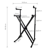 Keyboard stand – Double X-Stand for Keyboards and Digital Piano