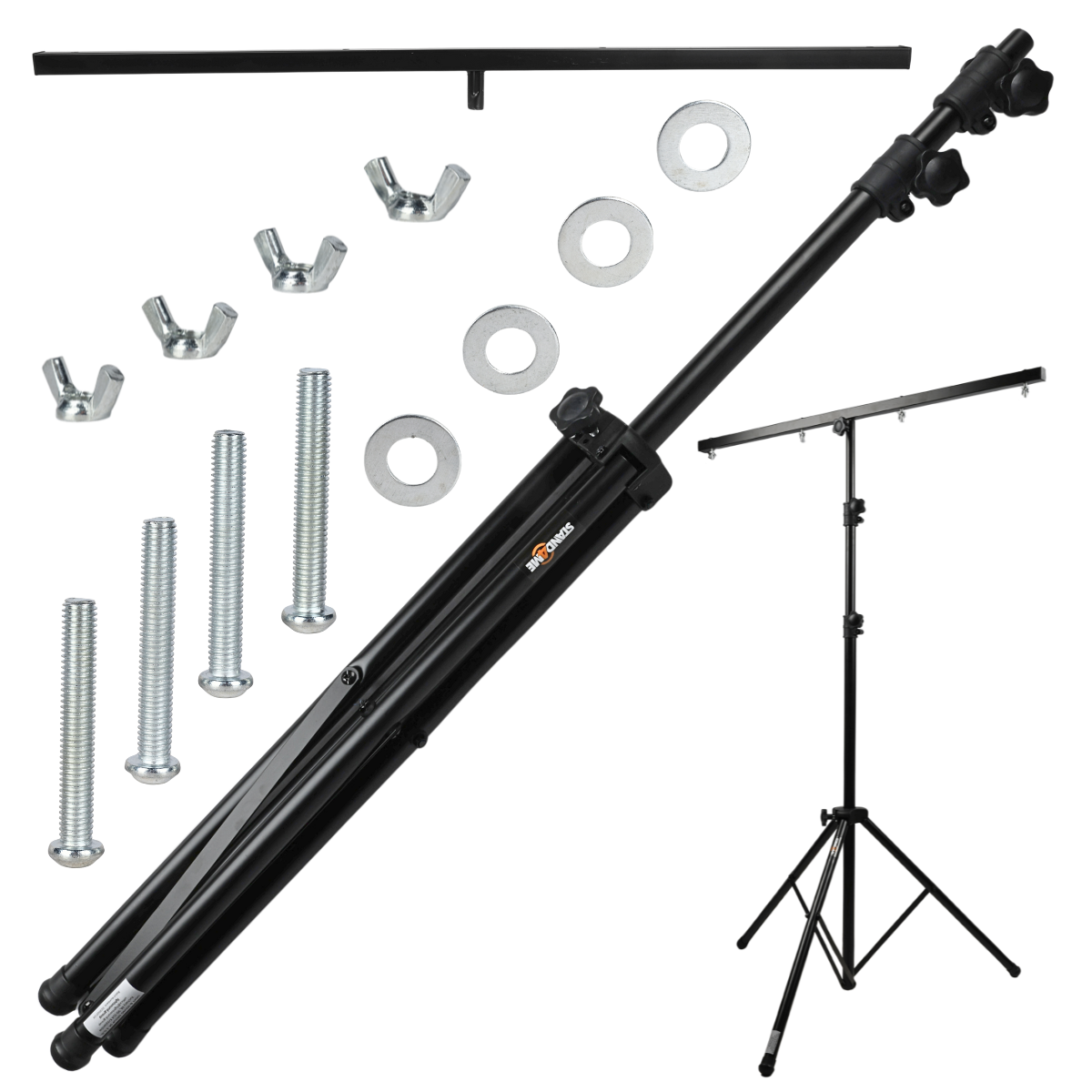 Light stand with boom 120-265 cm (10 kg)