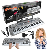 SUPRIMO 824 USB Keyboard med Mikrofon, MP3-afspiller og Nodestativ