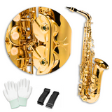 Suprimo Alto Saxo Altsaxofon i E♭ – Sæt med Etui og Tilbehør