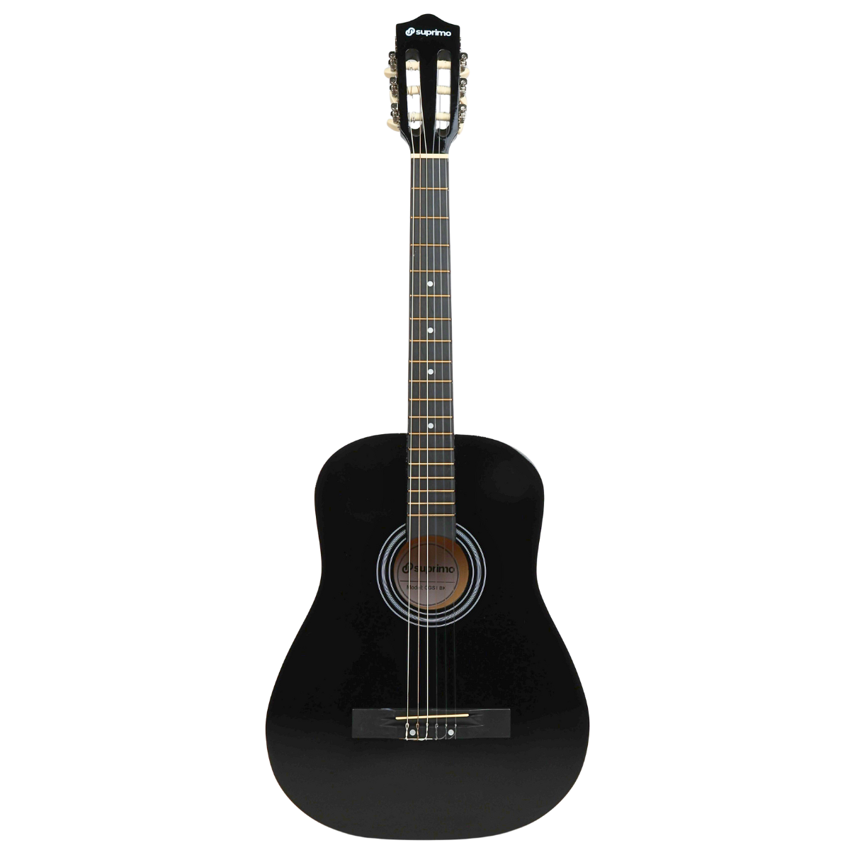 SUPRIMO CGS1 BK 4/4 classical guitar black for learning