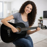 SUPRIMO CGS3 BK 4/4 classical guitar black for learning