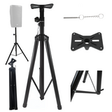 Højttalerstativ Tripod Sort med Sikkerhedspind