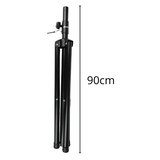 Højttalerstativ Tripod Sort med Sikkerhedspind