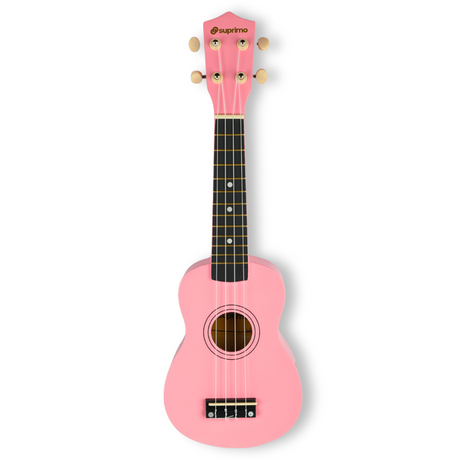 SUPRIMO UK21 PK soprano ukulele 21" pink wood
