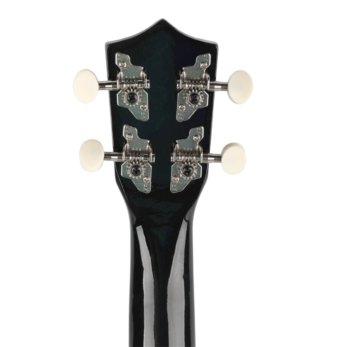 Ukulelesæt med Etui, Tuner og Tilbehør, Sort