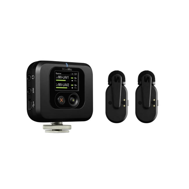 Shure MoveMic Two Bluetooth Camera Set (2 Microphones)