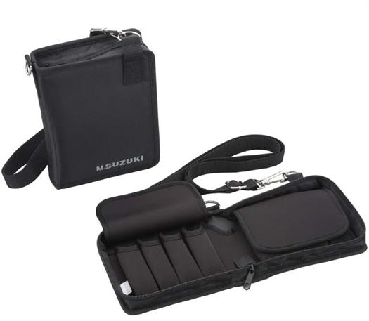 Waist bag for 8 10-hole diatonic harmonicas