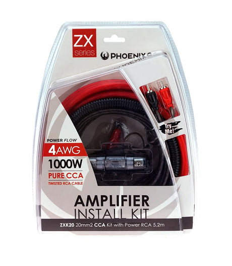 Phoenix Gold 2-channel Car Amplifier Cable Set (20mm2)