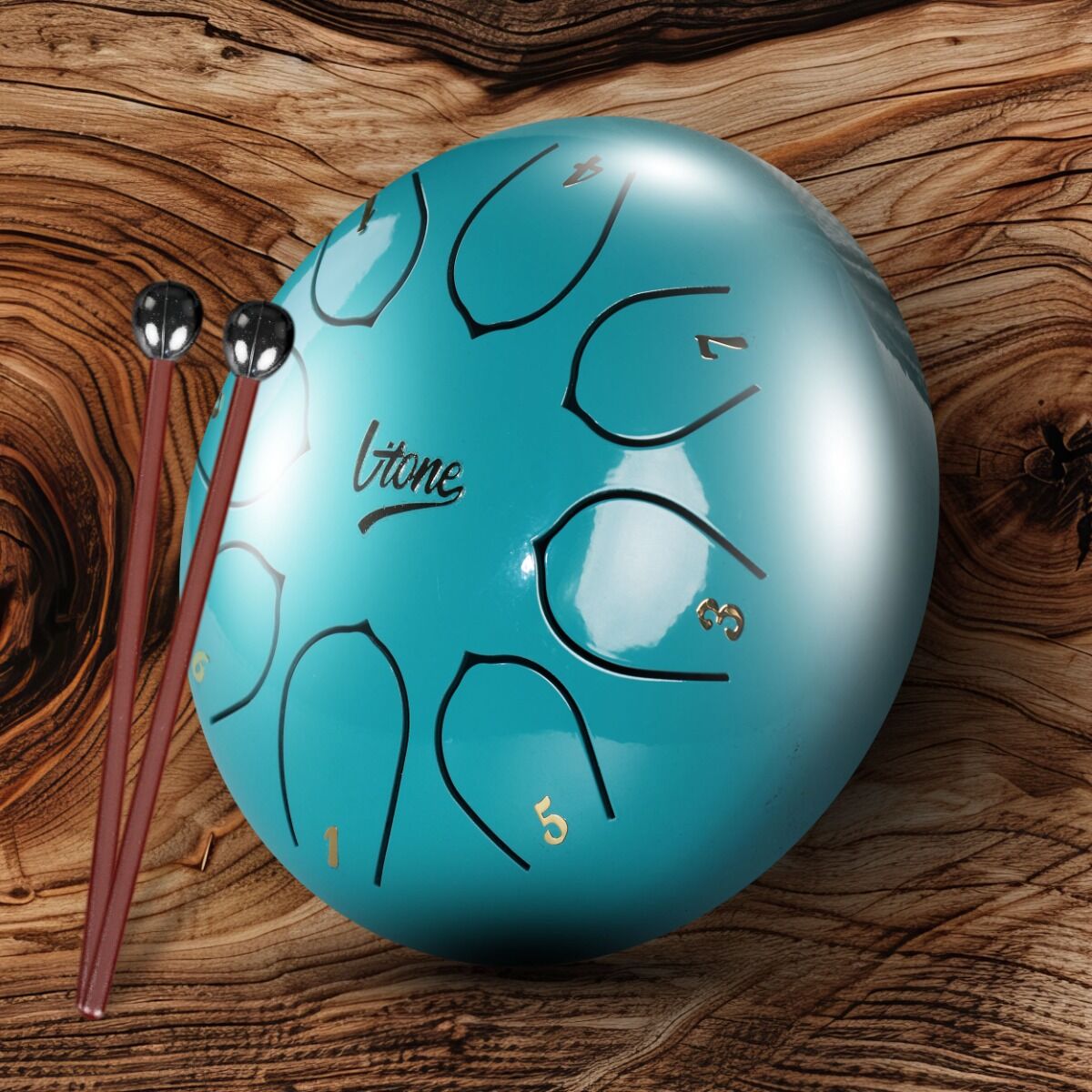 Tongue Drum 6" (8 Tones C Scale)