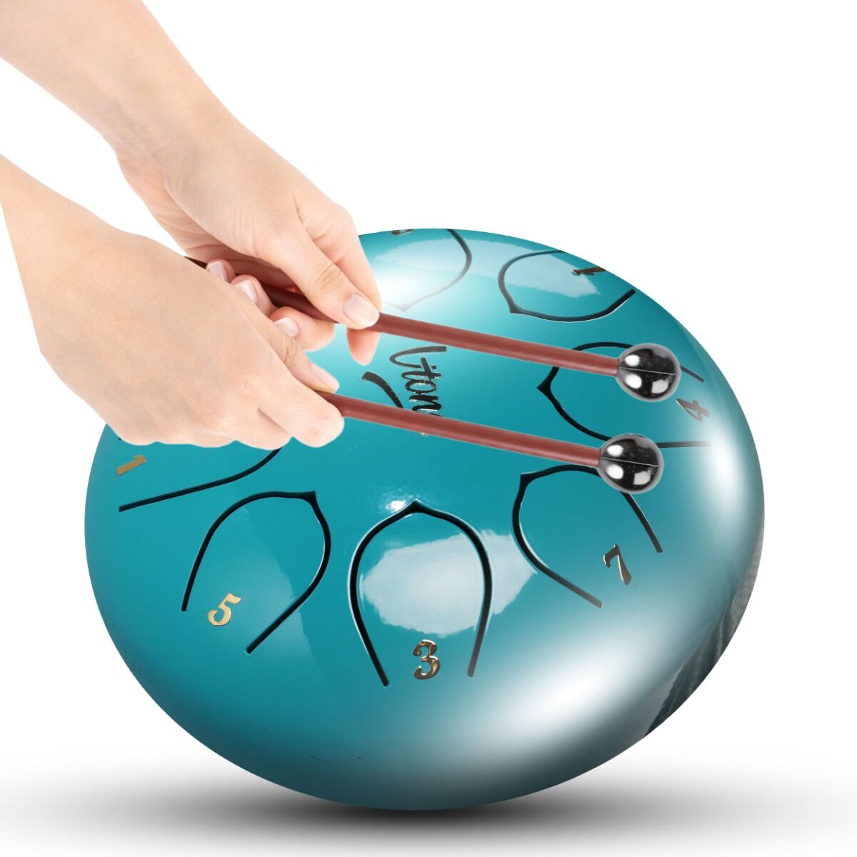 Tongue Drum 6" (8 Tones C Scale)